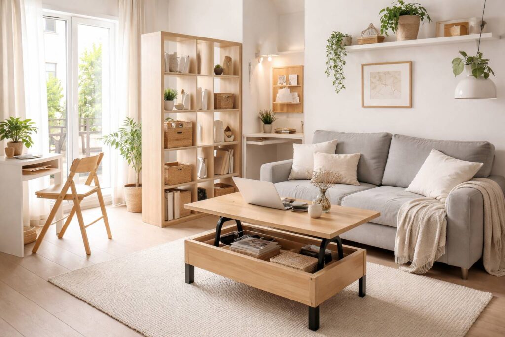 Muebles multifunción para pisos pequeños: ideas para ganar espacio sin perder estilo