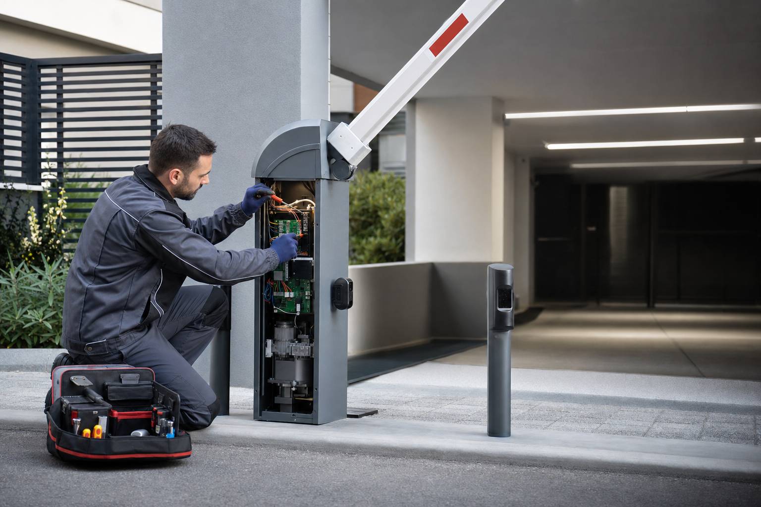 Mantenimiento preventivo de barreras automáticas: tareas mensuales clave